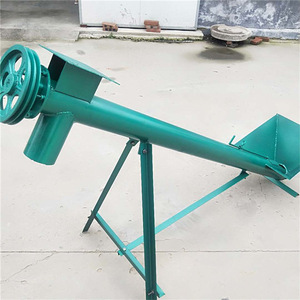 Transportador Espiral de Acero Inoxidable de 5.5 Kw y 380 V Inclinado para Manejo de Materiales en Almacenes - Product Image 3