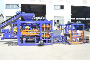 Machine à blocs vibratoires QT6-15, ligne de production de briques creuses en béton, moteur PLC, pompe à béton, pièces de rechange incluses - Product Image 5
