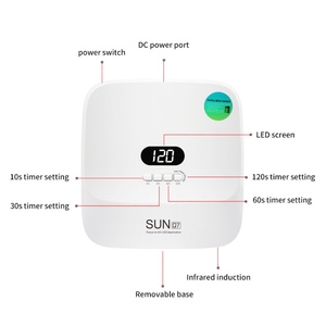 High Quality Quick-Drying Nail Storage Dryer UV/LED Nail <b>Lamp</b> With <b>Charging</b> Capability Battery Powered Special Led Gel Nail <b>Lamp</b> - Product Image 2