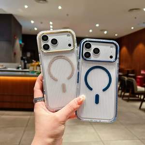 เคสโทรศัพท์แบบแม่เหล็กสำหรับ iPhone 18ProMax 18 Fold 17 16 15 14 13 Air Plus Pro Max  อะคริลิกฝ้ากันลื่น - Product Image 1