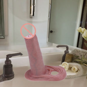 Extensor de Pene de Silicona Reutilizable para Hombres Adultos, Condón Realista para Pene Más Grueso con Función de Retraso, Tipo Funda para Pene - Product Image 4