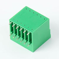 RS 15EDGRH-3.81mm Connecteur mâle à angle droit à deux niveaux, bornier enfichable, PA66 300V Vert 8A
