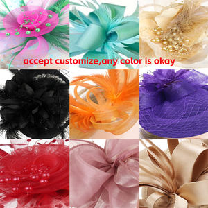 Thanh lịch Mạng Che Mặt cô dâu fascinator mũ nhỏ mũ cho giai đoạn hiệu suất bữa ăn tối và bên retro mặt bao gồm phụ kiện mạng - Product Image 2