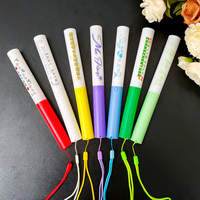 Bâtons lumineux LED à effet flash avec impression de logo, fournitures de fête personnalisées pour la Saint-Valentin et Noël - Vente chaude, imperméables et durables