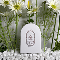 Boîte d'emballage d'art d'ongle en carton kraft imprimé conçue sur mesure