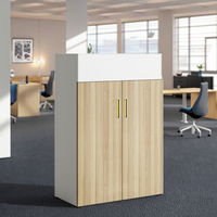 Armoire de rangement pour plantes de bureau avec design hybride, porte-plantes intégré et étagères pour documents - Mobilier moderne pour la maison et les entreprises