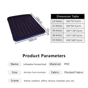 Prix de gros Lit d'air gonflable d'extérieur pour parc, hôpital, chambre à coucher, lit d'air simple, double, taille pour une ou deux personnes, <span class=keywords><strong>matelas</strong></span> d'air pour salon - Product Image 4