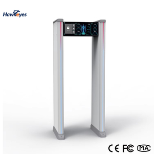 Détecteur de métaux intelligent Hawkeys pour aéroports et gares, détection de contrabandes, alarme sonore et lumineuse double, 18 zones - Product Image 1