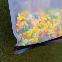 Sachets refermables compostables à fermeture éclair, haute barrière, pour conserver les snacks frais, emballages alimentaires écologiques avec fermeture éclair