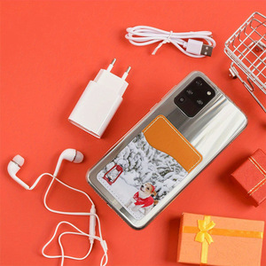 Cartera de Teléfono de Cuero PU Sublimado, Adhesiva, para Android y iPhone, con Ranuras para Tarjetas, para Mujeres y Hombres, Duradera y Antideslizante - Product Image 5