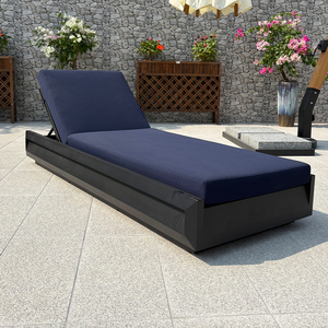 Luxury Aluminum Outdoor Sun Lounger <strong>Sunbed</strong> Thickened <strong>Cushion</strong> for Garden Patio Hotels Swimming Pool for Sunbathing Beach Lounger - Product Image 4