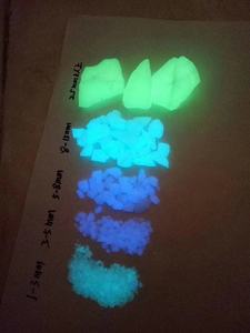 Pietre Lucide Verdi e Blu, Ciottoli Luminosi al Buio, Pietre Decorative Luminose per Pavimentazione Esterna di Strade e Giardini - Product Image 3