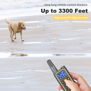 Venta al por mayor Anti-ladrido <span class=keywords><strong>Collar</strong></span> de entrenamiento para perros Choque eléctrico Fácil Control Light Up Anti-lost <span class=keywords><strong>Collar</strong></span> para perros - Product Image 4