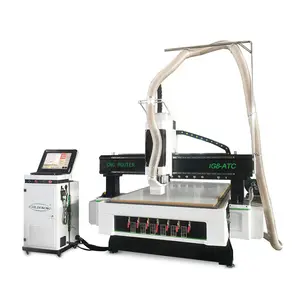 Máquina enrutadora CNC ATC 1325, enrutador CNC de talla de madera 3D automático, maquinaria de carpintería