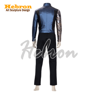 Disfraz Personalizable de The Falcon y The Winter Soldier, Disfraz de Cosplay de The Winter Soldier, Cuero PU, Lona Vaquera, para Hombre # Personal - Product Image 6