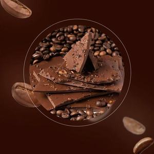 Barra de <span class=keywords><strong>Chocolate</strong></span> Negro Sólido con Chispas de Café, Bloque Grande, Hecho a Mano, Snack Popular en Línea - Product Image 5
