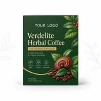 Poudre de café vert instantané Halal personnalisée pour une perte de poids rapide et sûre, brûle-graisses et détoxifiante, pour compléments alimentaires à base de plantes