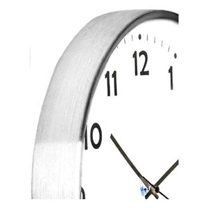 <b>Wall</b> Clock (30cm) JUSTAMINUTE White 14968B - Product Image 2