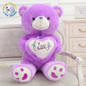 Ours en peluche de 90 cm, non rembourré, pour la Saint-Valentin, mignon, créatif, câlin, jouet en peluche pour petite amie - Product Image 5