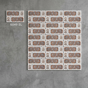 Último diseño 25x37,5 Acabado brillante Exterior 250x375 Azulejos de pared esmaltados de elevación Azulejos decorativos 10x15 DE Vistaar Overseas - Product Image 4