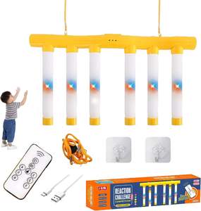 เกมฝึกฝนการประสานมือและตา Reflex Drop Sticks Challenge พร้อมไฟกระพริบ ช่วยฝึกความเร็วในการตอบสนอง - Product Image 4