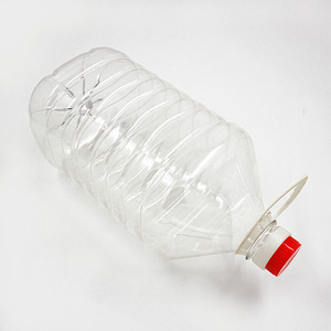 10-liter thickened peanut oil bottle, transparent <b>plastic</b> oil <b>drum</b>, 20-jin (10 catties) wine barrel, PET salad oil dispenser, - Product Image 4