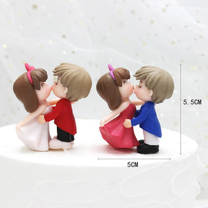 Gâteau d'anniversaire décoration couples nouvellement <span class=keywords><strong>mariés</strong></span> gâteau topper - Product Image 5