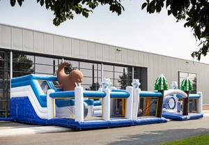 <span class=keywords><strong>Castillo</strong></span> Inflable Congelado para Adultos, Material <span class=keywords><strong>de</strong></span> PVC, Capacidad <span class=keywords><strong>de</strong></span> 2500 kg, Tamaño <span class=keywords><strong>de</strong></span> 14x10x5.5 m, para Parques <span class=keywords><strong>de</strong></span> Atracciones y Entretenimiento en Casa <span class=keywords><strong>de</strong></span> Brinco - Product Image 4
