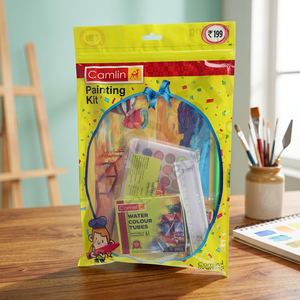 Kit de Pintura de Acuarelas, Suministros de Arte, Set de Regalo, Contenedores de Cristal, Impresión Personalizada, Bolsa Reutilizable con Cierre, BOPP - Product Image 3