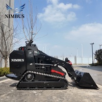 NIMBUS Struktur yang Diperkuat Tahan Benturan Skid Steer Loader Ideal untuk Lokasi Konstruksi Pekerjaan Kota Skid Steer Loader