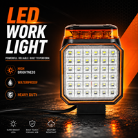 Projecteur de travail LED 4 pouces pour camion 12V 24V IP68 étanche haute puissance, phare de conduite tout-terrain, balise