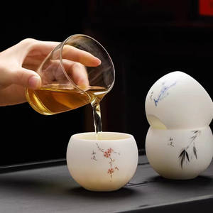 Penjualan terlaris cangkir teh keramik dengan gaya Cina, warna yang berbeda, dengan arti tradisional Cina yang indah - Product Image 5