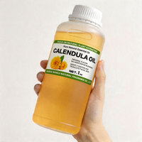 Huile de graines de calendula 100% pure biologique pressée à froid, huile végétale naturelle, hydratant multi-usages pour le soin du visage, du corps, de la peau et des cheveux