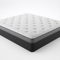 Matelas d'hôtel en mousse souple haute densité, matelas de chambre à coucher modernes pleine grandeur avec soutien à ressorts ensachés