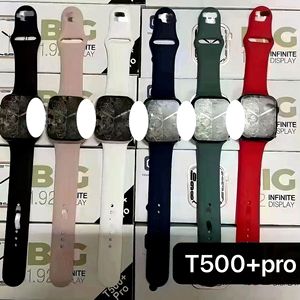 <strong>Cheap</strong> <strong>Smart</strong> <strong>Watch</strong> T500+Pro Silicone Gel Strap Bracelets Smartwatches BT Calls Sports <strong>Fashion</strong> Bracelets With Aluminum Alloy Case - Product Image 3