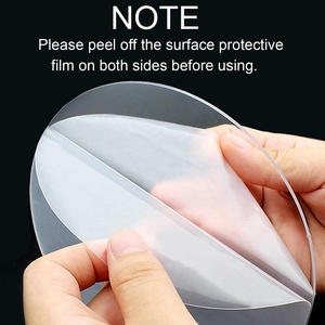10 pièces de plaques acryliques circulaires de 4 pouces, disques ronds pour marquage de jalons, cartes de visite, <span class=keywords><strong>gravure</strong></span> <span class=keywords><strong>Cricut</strong></span>, peinture et projets de bricolage - Product Image 6