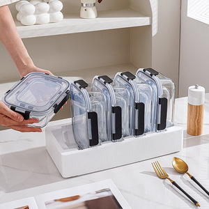 Prep contenitori di vetro a microonde congelatore contenitore per alimenti con coperchio Pp - Product Image 1