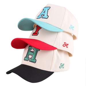 Casquettes de baseball sportives et formelles 6 panneaux pour hommes, personnalisables avec logo brodé, imperméables, motifs lettres/fruits, vente en gros - Product Image 2