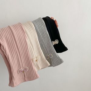 <span class=keywords><strong>Pantaloni</strong></span> Casual Elasticizzati a <span class=keywords><strong>Vita</strong></span> <span class=keywords><strong>Alta</strong></span> a Costine con Spacco e Fiocco per <span class=keywords><strong>Bambina</strong></span>, Nuovo Stile 2026, Ideali per l'Esterno - Product Image 2