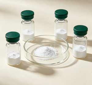 Flacons en verre à bouchon rabattable bicolore |   Bouteilles de soins de la peau en poudre lyophilisée, emballages de beauté multi-usages, vente en gros - Product Image 2