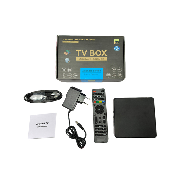 SYTA All-in-One S9X3 Android TV Box 4GB RAM | 32GB Storage | 4K Output | DVB-C/T2/S2X 4K HDR10+ Dual WiFi and 4.0