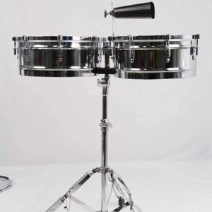 Juego <span class=keywords><strong>de</strong></span> Tambores Clásicos <span class=keywords><strong>de</strong></span> Acero Tianba con Campana <span class=keywords><strong>de</strong></span> 13" + 14", Instrumento Musical Antideslizante - Product Image 4