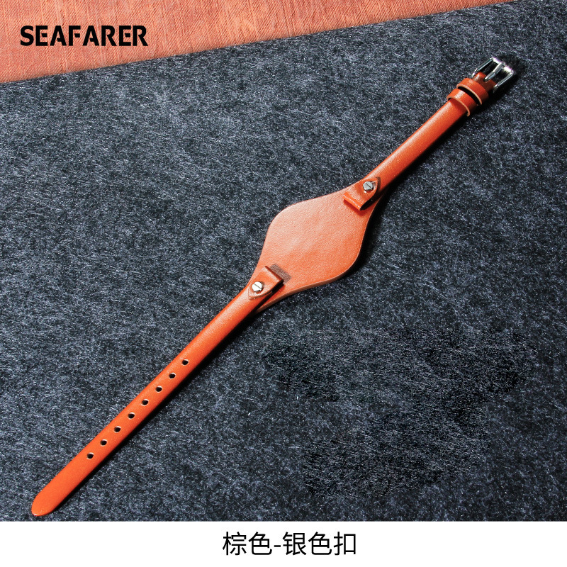Brown-Steel buckle-K1