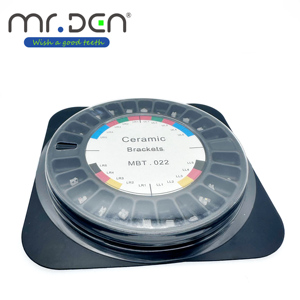 Mr.Den materiale dentale ortodontico staffe in ceramica ortodontico staffe in ceramica Set 20 pz supporto ortico dentale ceramica - Product Image 4