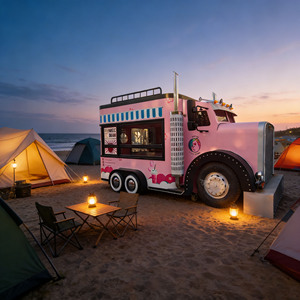 Best Selling Custom Mobile Food <b>Trailer</b> With Full Kitchen Fast Food Truck For Hamburger Taco Pizza - Product Image 1