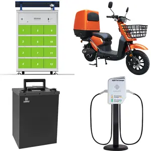 12 Slots High Quality Electric Bicycle Sharing Charging Station Electric Scooter Charging Station For Commercial Use