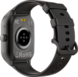 Montre connectée carrée Ruidun Z194, écran tactile en silicone, moniteur de santé <span class=keywords><strong>24h</strong></span>/24 (suivi du sommeil et de l'activité), lecteur de musique, répondre aux appels - Product Image 3