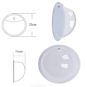 <span class=keywords><strong>Wall</strong></span> Mount Acryl <span class=keywords><strong>Aquarium</strong></span> <span class=keywords><strong>Aquarium</strong></span> Opknoping Bal Clear Vaas Home Decor Transparant Aquaria En Accessoires Alle-Seizoen Ondersteuning - Product Image 5