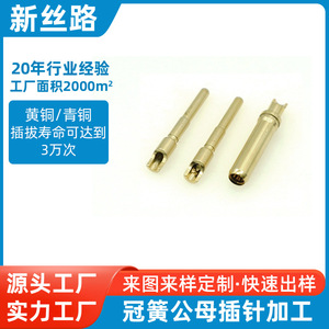 Spring <b>Pins</b> XSL-063 Brass Bronze Cylindrical Head Standard Style General Usage - Product Image 5