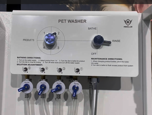 Máquina de champú de dilución ajustable para perros y gatos, lavadora automática de champú para mascotas, color <span class=keywords><strong>blanco</strong></span>, novedad de 2017 - Product Image 4